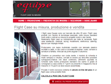 Tablet Screenshot of flightcase-equipe.com